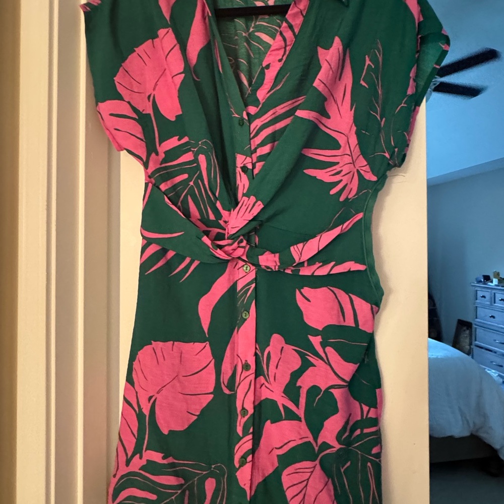 Mango Pink Dolman Sleeve Sundress